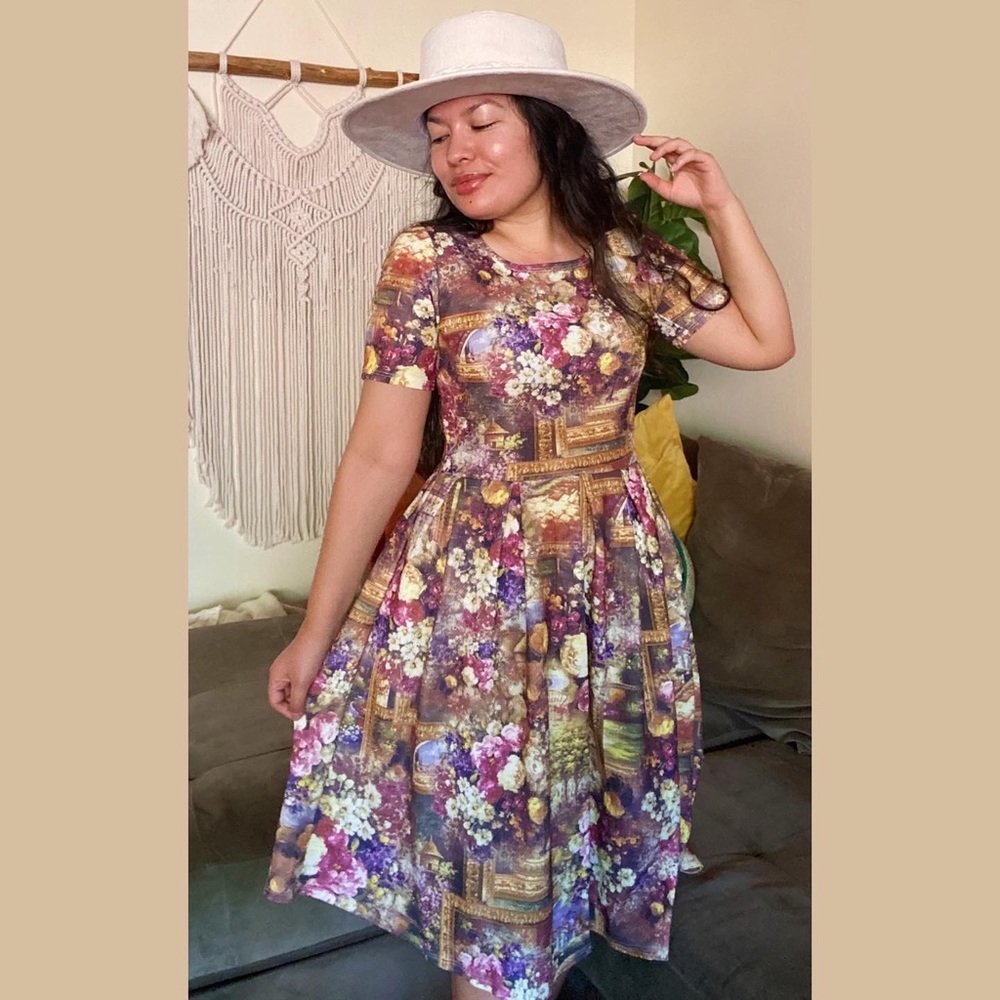 Floral LulaRoe Dress